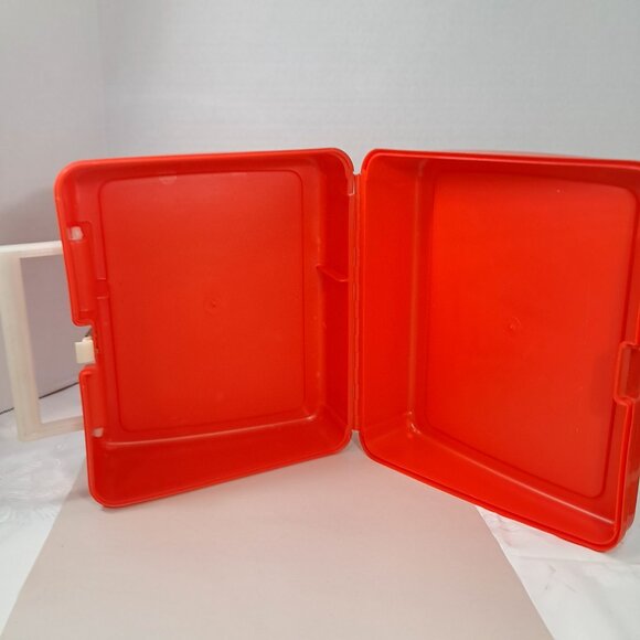 Vintage The A-TEAM Plastic Red Lunch Box 1983 Thermos Brand ateam Mr. T tv show - Picture 15 of 15